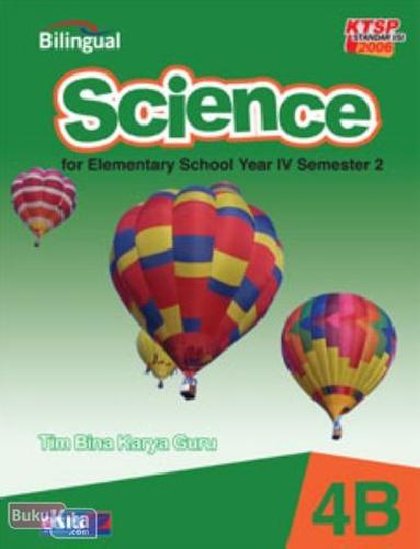 Cover Buku Science For Elementary School Jl.4B Bilingual 1