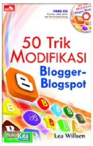 Cover Buku 50 Trik Modifikasi Blogger-Blogspot
