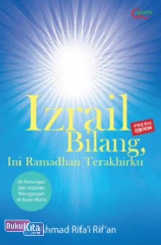 Cover Buku Izrail Bilang ini Ramadhan Terakhirku