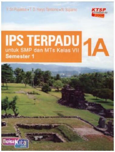 Cover Buku IPS Terpadu SMP Jl.1A (KTSP)