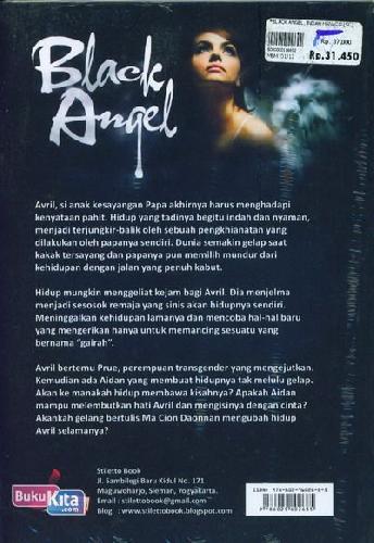 Cover Belakang Buku Black Angel