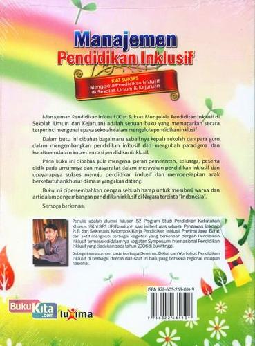 Cover Belakang Buku Manajemen Pendidikan Inklusif
