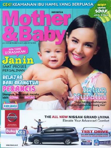 Cover Buku Majalah Mother & Baby Edisi 083 - Juli 2013