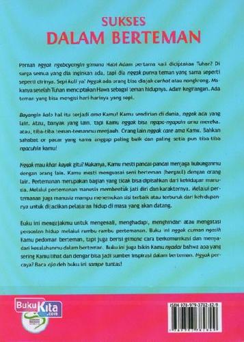 Cover Belakang Buku Sukses Dalam Berteman 