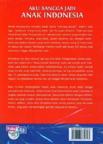 Cover Belakang Buku Aku Bangga Jadi Anak Indonesia 