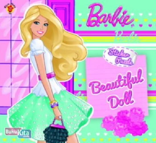 Cover Buku Barbie Sticker Puzzle : Beautiful Doll