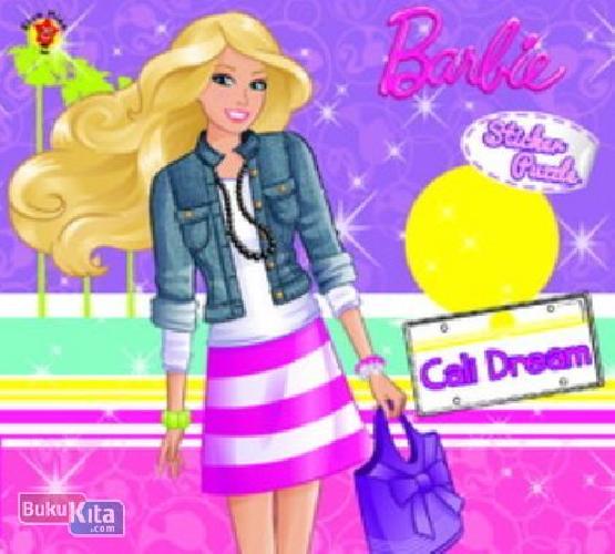 Cover Buku Barbie Sticker Puzzle : Cali Dream