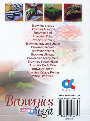 Cover Belakang Buku Brownies Legit (full color)