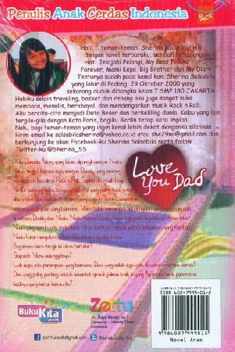 Cover Belakang Buku Love You Dad
