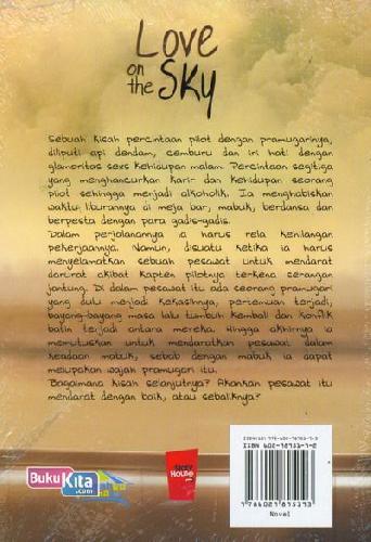 Cover Belakang Buku Love on the Sky