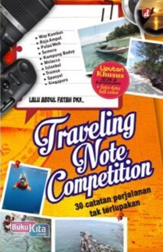 Cover Buku Travelling Note Competition