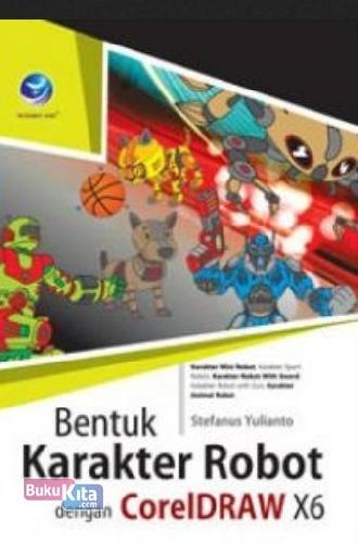 Cover Buku Bentuk Karakter Robot Dengan Coreldraw X6