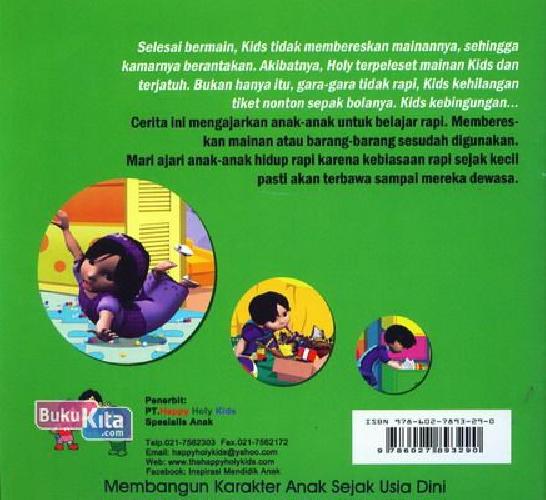 Cover Belakang Buku Aku Anak Yang Rapi