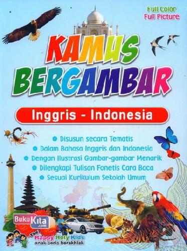 Cover Buku Kamus Bergambar Inggris-Indonesia