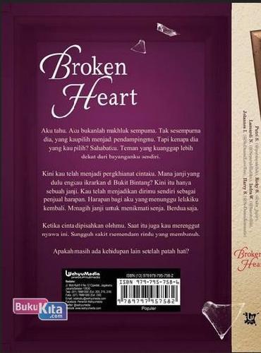 Cover Belakang Buku Broken Heart