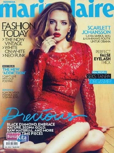 Cover Buku Majalah Marie Claire Indonesia Edisi 40 - Juli 2013 REG