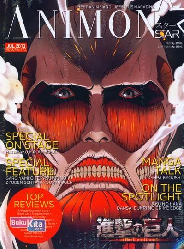 Cover Buku Majalah Animonster Edisi 172 - Juli 2013