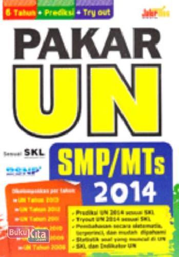Cover Buku Pakar UN (Ujian Nasional) SMP/MTs 2014