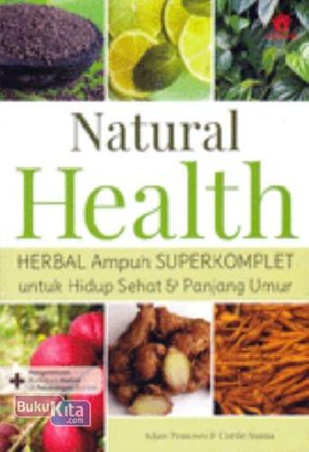Cover Buku Natural Health : Herbal Ampuh Superkomplet