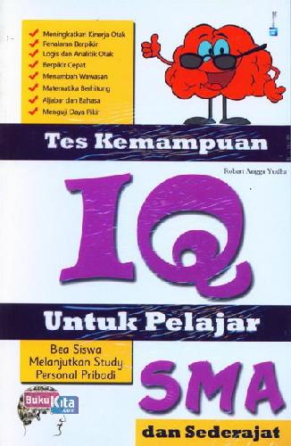 Cover Buku Tes Kemampuan IQ Untuk Pelajar SMA