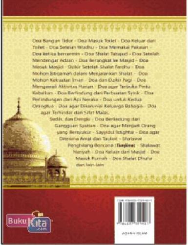 Cover Belakang Buku 99 Doa & Dzikir Praktis 24 jam