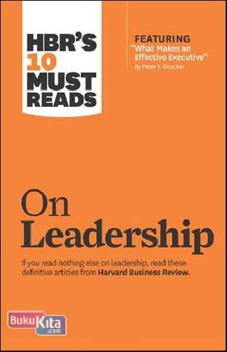 Cover Buku HBR 10 Must Reads on Leadership (English Version) (Import)