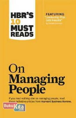 Cover Buku HBR 10 Must Reads on Managing People (English Version) (Import)