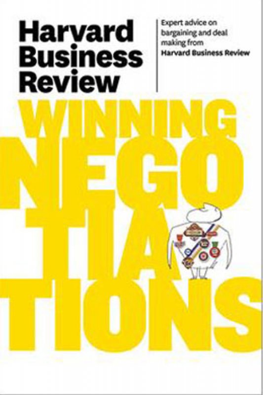 Cover Buku Harvard Business Review On Winning Negotiations (English Version)