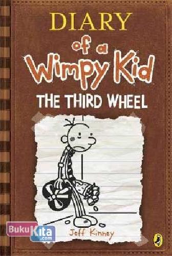 Cover Buku Diary of A Wimpy Kid #7 :The Third Wheel (Hard Cover)