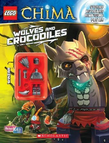 Cover Buku LEGO Legends of Chima: Wolves & Crocodile Activity Book with Minifigure (English Version)