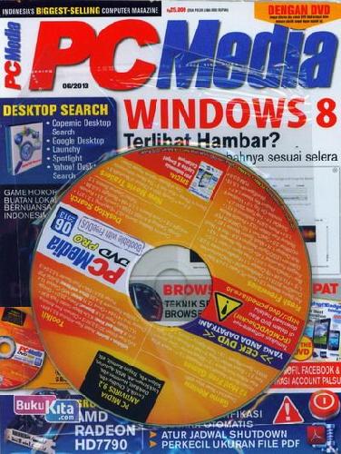 Cover Buku Majalah PC Media Ekonomis Edisi 06 - 2013 (Dengan DVD)