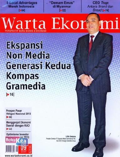 Cover Buku Majalah Warta Ekonomi Edisi 09 - Juli 2013