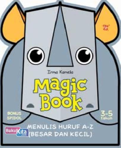 Cover Buku Magicbook Menulis Huruf a-z (Besar dan Kecil)