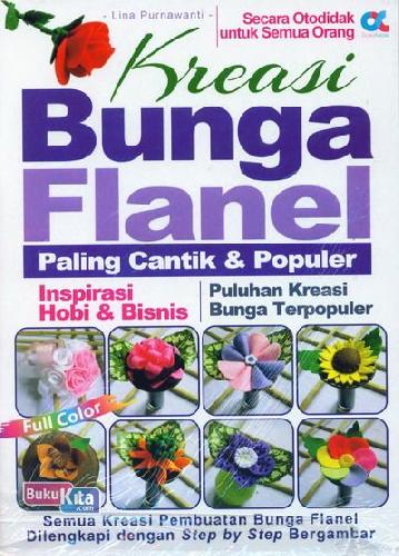 Cover Buku Kreasi Bunga Flanel Paling Cantik & Populer