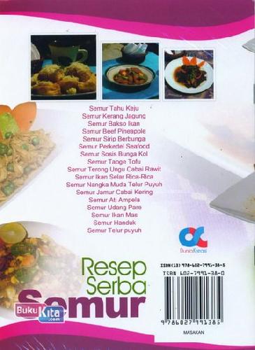 Cover Belakang Buku Resep Serba Semur (full color)