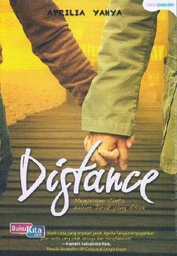 Cover Buku Distance : Menyelami Cinta dalam Jarak yang Abadi