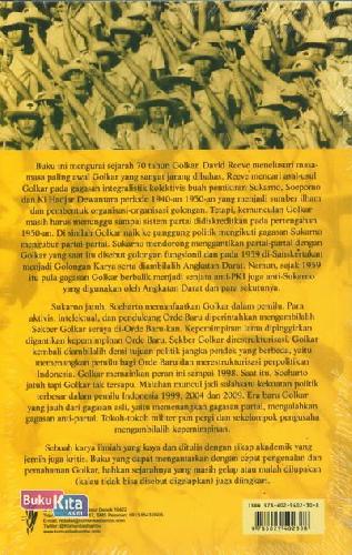 Cover Belakang Buku GOLKAR : Sejarah yang Hilang, Akar Pemikiran & Dinamika