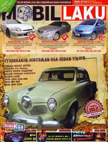 Cover Buku Majalah Mobil Laku Edisi 07 | 24 Juli - 28 Agustus 2013