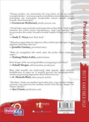 Cover Belakang Buku Presiden Guyonan
