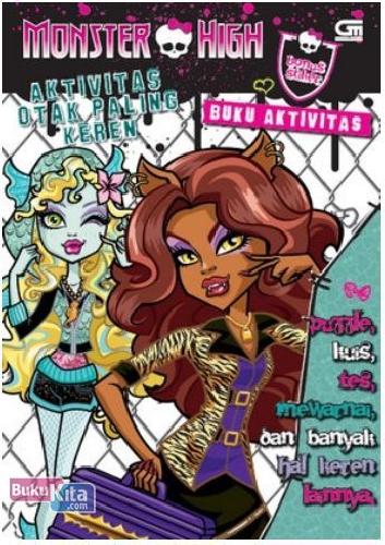 Cover Buku Monster High : Aktivitas Otak Paling Keren