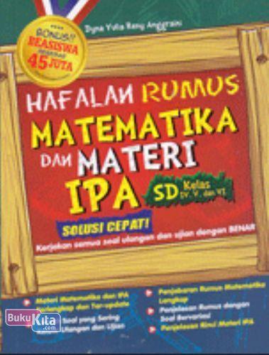 Cover Buku Hafalan Rumus Matematika dan Materi IPA SD Kelas IV, V, dan VI