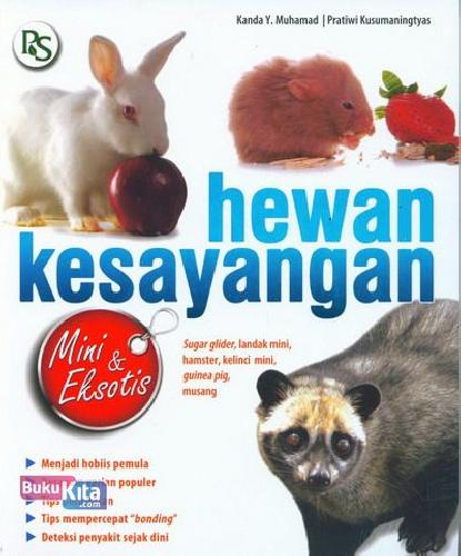 Cover Buku Hewan Kesayangan Mini dan Eksotis
