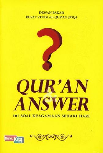 Cover Buku Quran Answer 101 Soal Keagamaan Sehari-hari