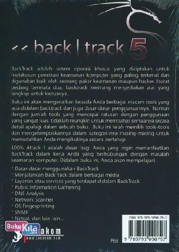 Cover Belakang Buku BackTrack 5 R3 : 100% Attack