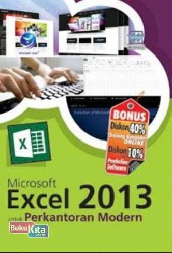 Cover Buku Microsoft Excel 2013 Untuk Perkantoran Modern