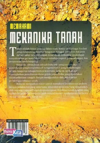 Buku Memahami Mekanika Tanah Toko Buku Online Bukukita