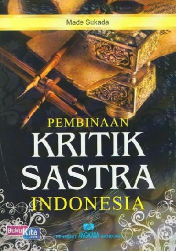 Cover Buku Pembinaan Kritik Sastra Indonesia 