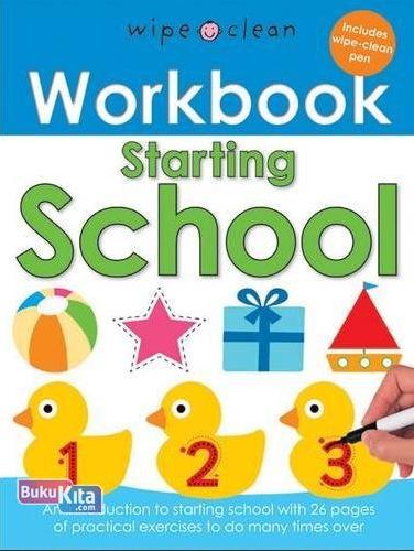 Cover Buku Wipe Clean Workbooks Starting School (English Version)