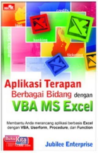 Cover Buku Aplikasi Terapan Berbagai Bidang dengan VBA MS Excel
