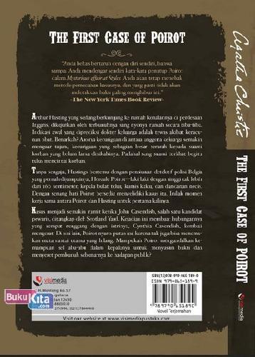 Cover Belakang Buku The First Case of Poirot